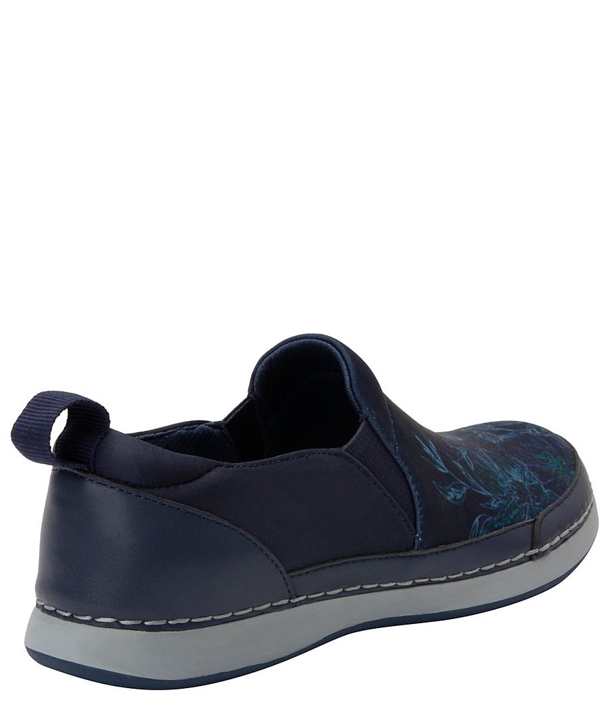 Alegria Alchemie Bouquet Floral Print Dream Fit Slip-Ons