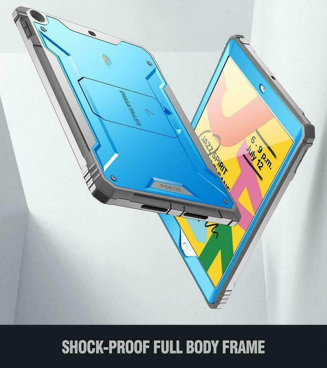 Case For Apple iPad 10.2 (2020&2019) Tablet With Kickstand Cover Blue