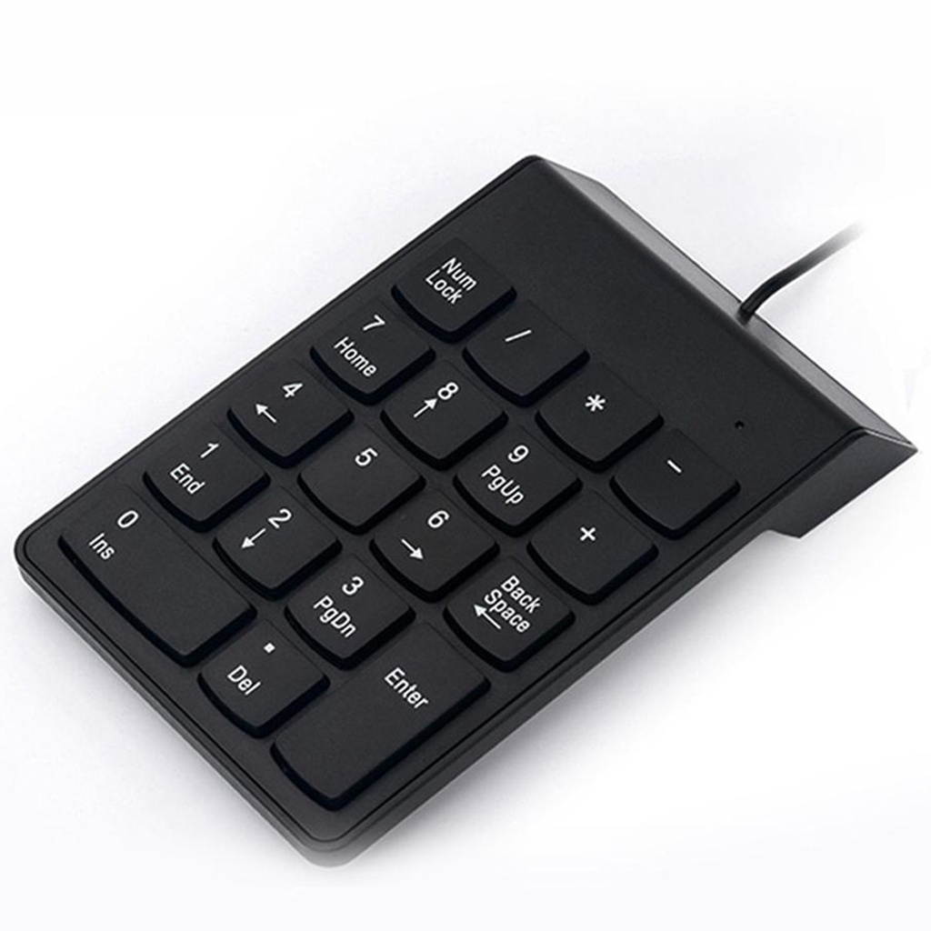Mini USB 18-keys Num Pad Numeric Number Keypad Keyboard for Laptop Notebook