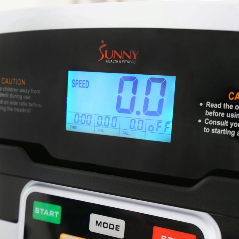 Sunny Health & Fitness Easy Assembly Folding Treadmill