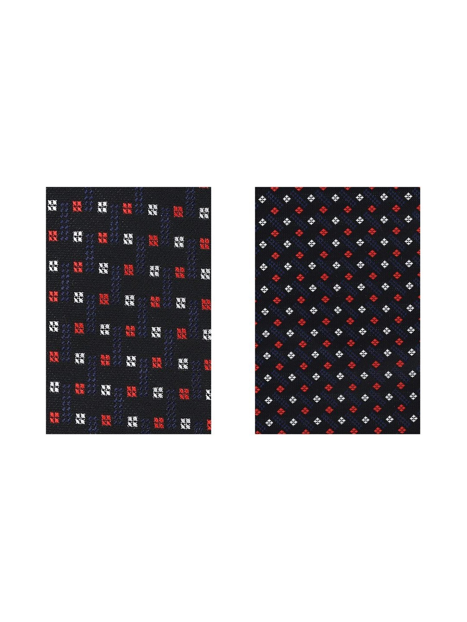 CHOKORE Red and Yellow Checks Tie
