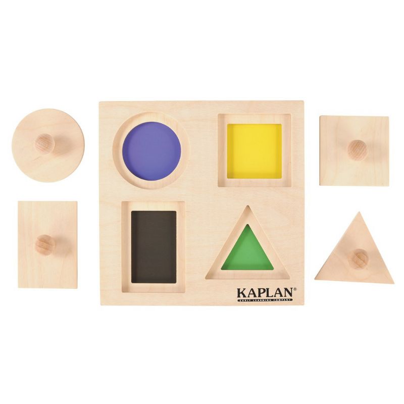 Kaplan Early Learning Peek A Boo Knob Shapes Puzzle