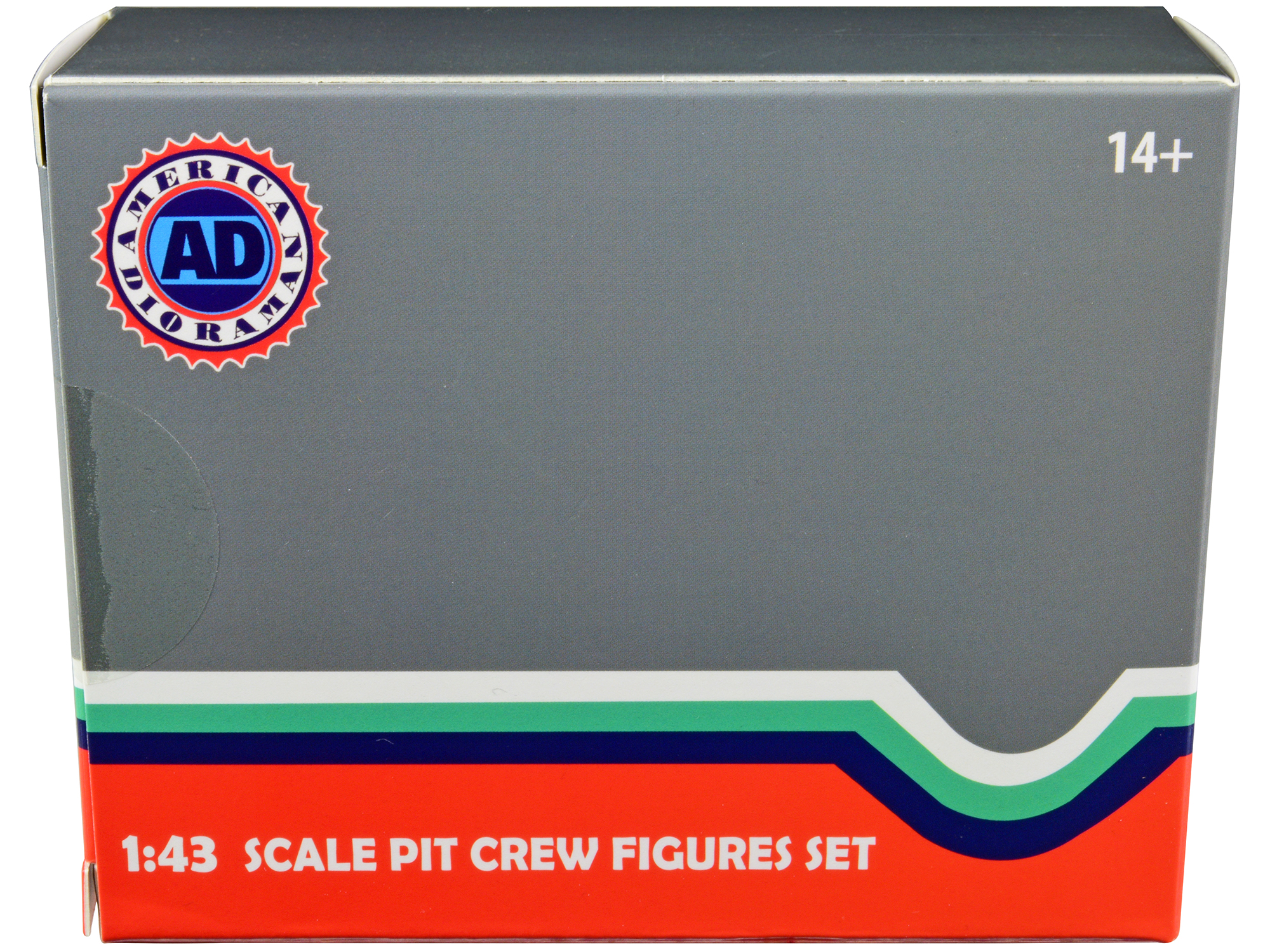 Formula One F1 Pit Crew 7 Figurine Set Team Blue for 1/43 Scale Models by American Diorama