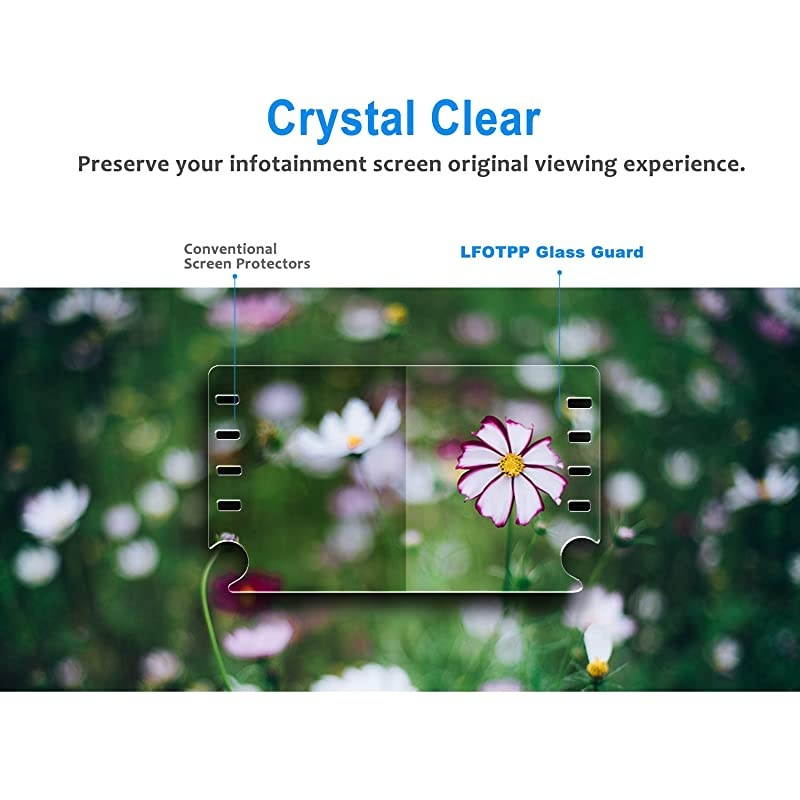 Car Navigation Screen Protector for 2019 2020 Corolla Hatchback 8Inch Tempered Glass 9H Hardness Car Infotainment Display Center Touch Protective Film ScratchResistant 2019 8Inch