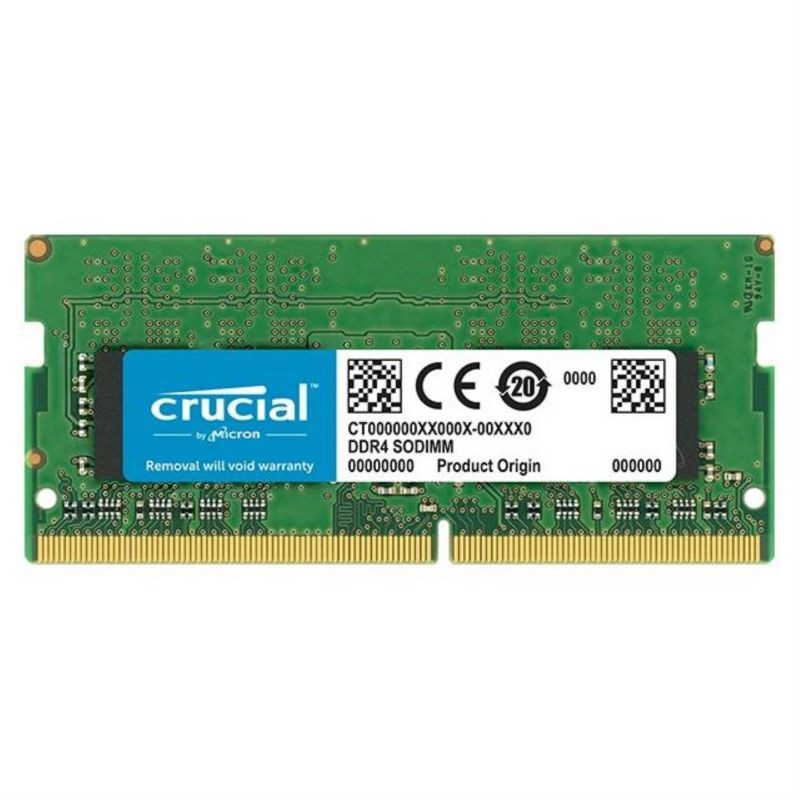 Crucial 32GB (2 x 16GB) DDR4 2666MHz DRAM (Notebook Memory) CL19 1.2V DR SODIMM (260-pin) CT2K16G4SFD8266