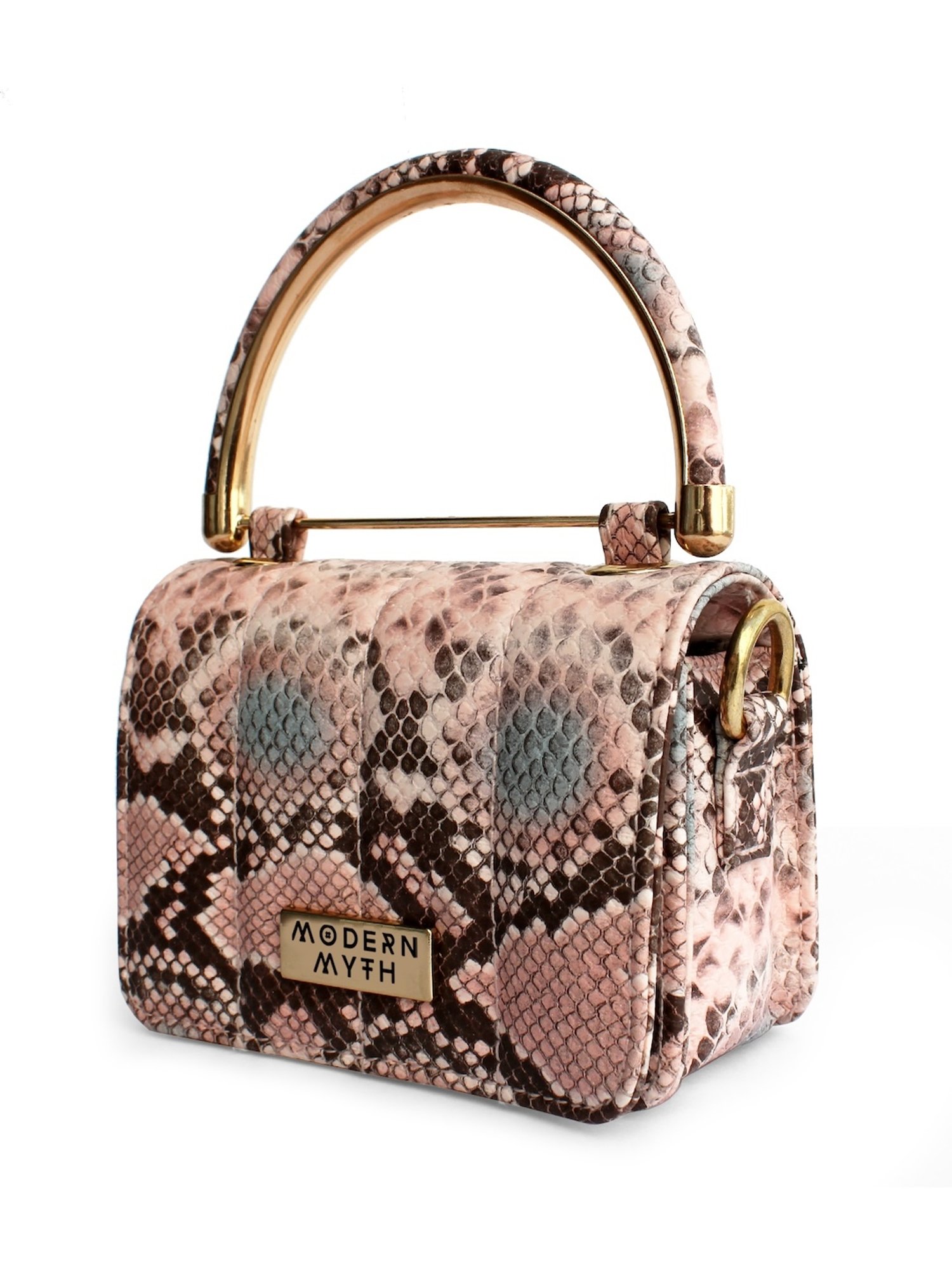 Modern Myth Nano Pink Printed Small Mini Box Bag