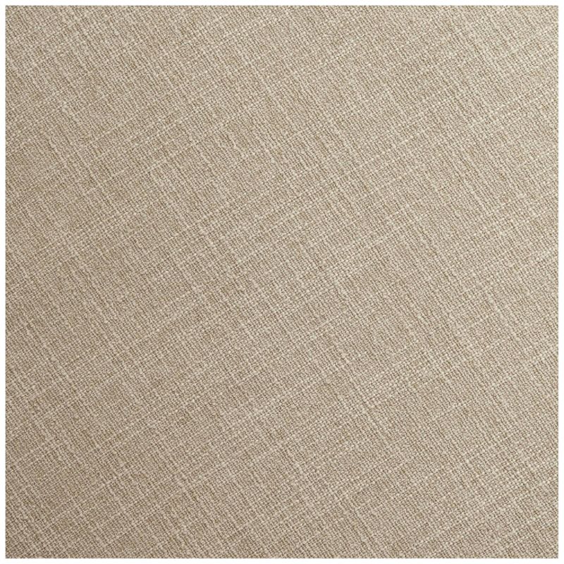 55 Downing Street Oliver 24" Cream Fabric Backless Swivel Seat Counter Stool