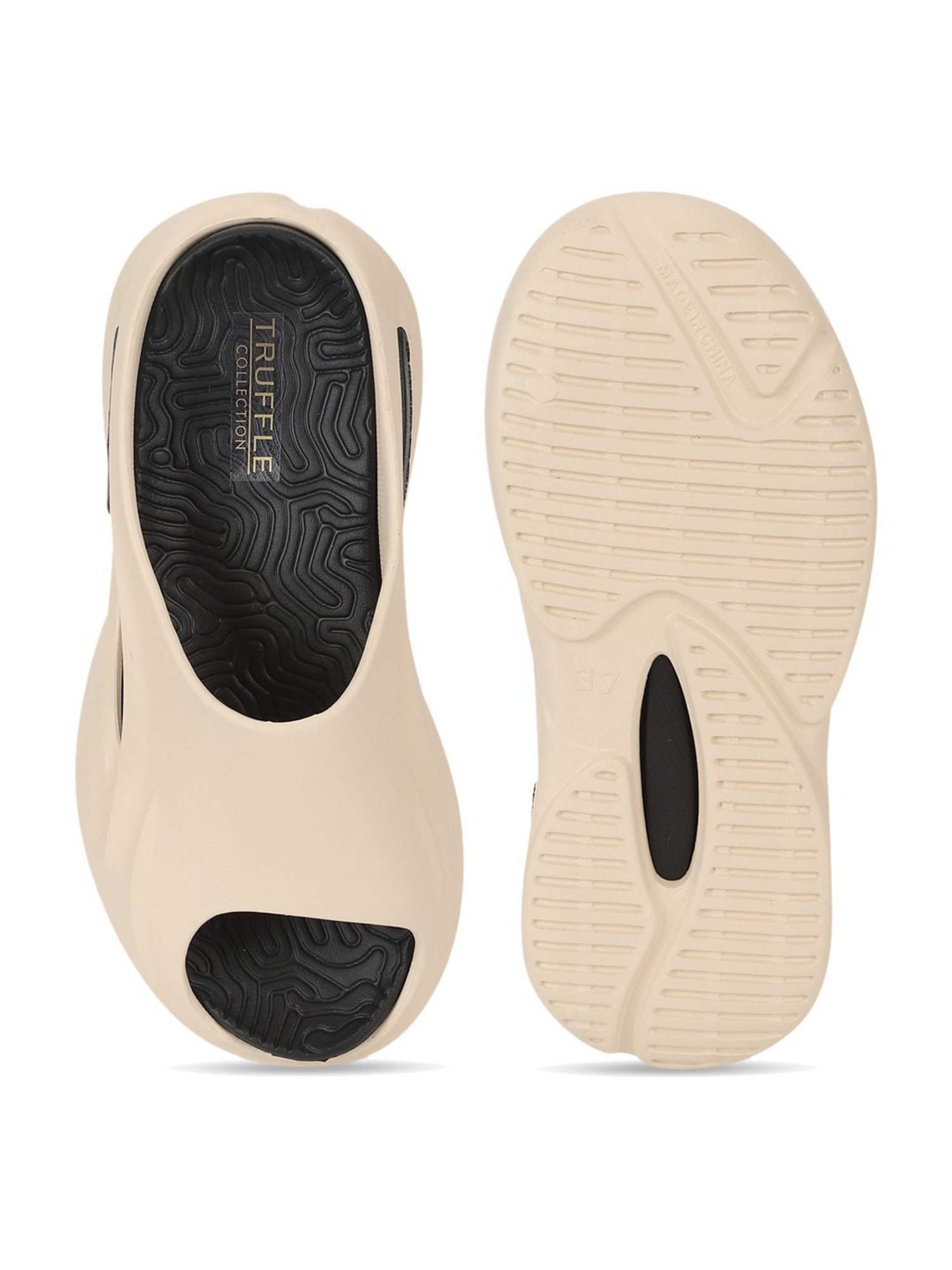 Truffle Collection Women's Beige Casual Sandals