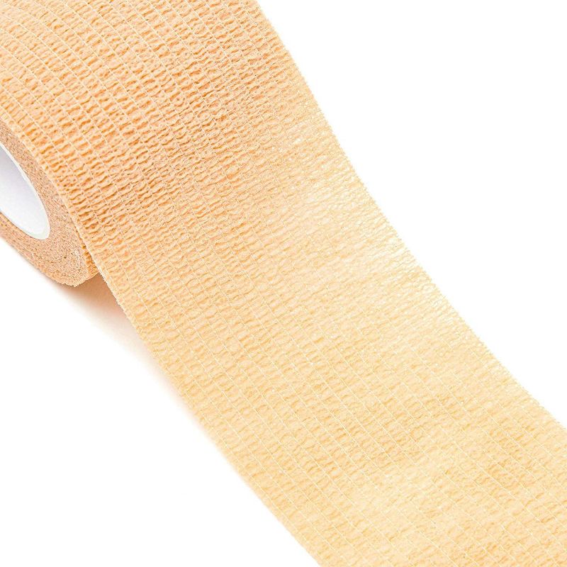 Juvale 24 Pack Self Adhesive Bandage Wraps, Cohesive Tape, Tan Brown, 2 In x 5 Yards