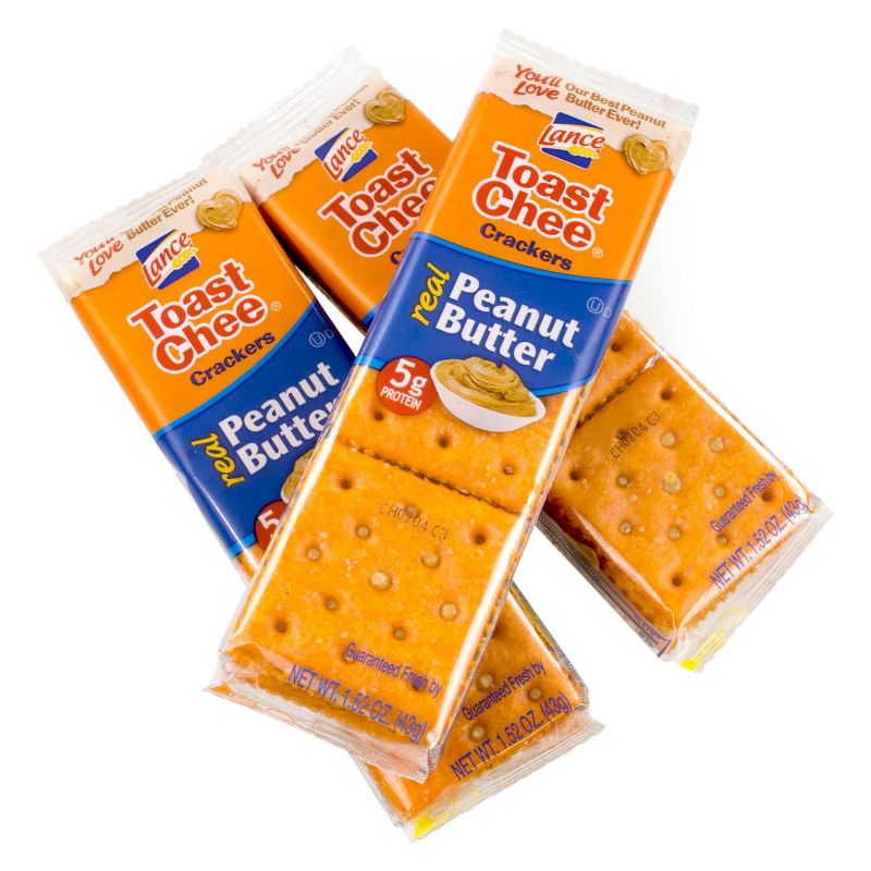 Lance Real Peanut Butter Toast Chee Crackers - 1.62oz / 40pk