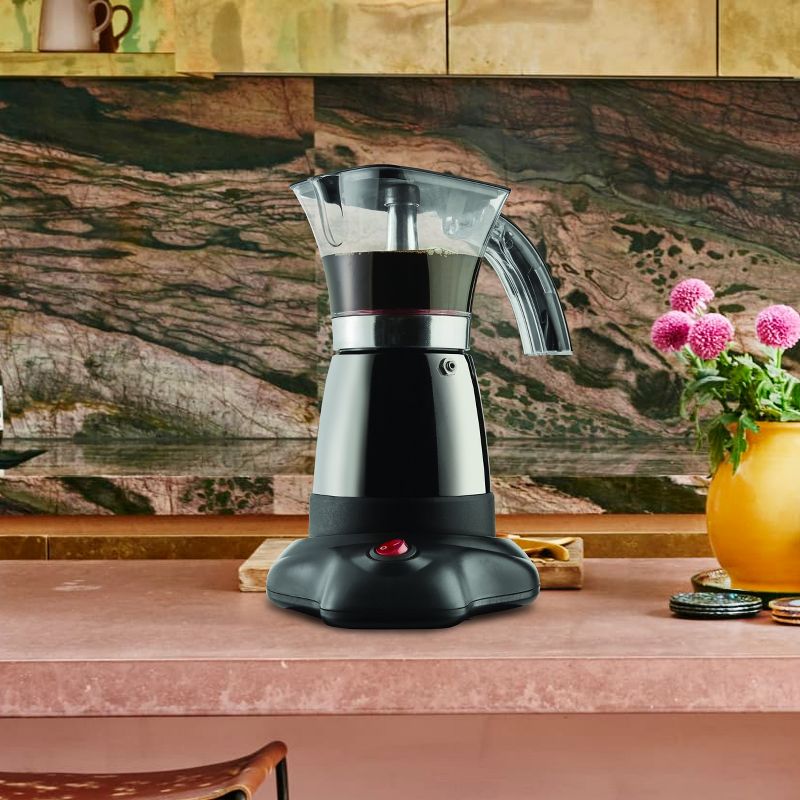 Bialetti 3 Cup Moka Stovetop Espresso Maker - Silver