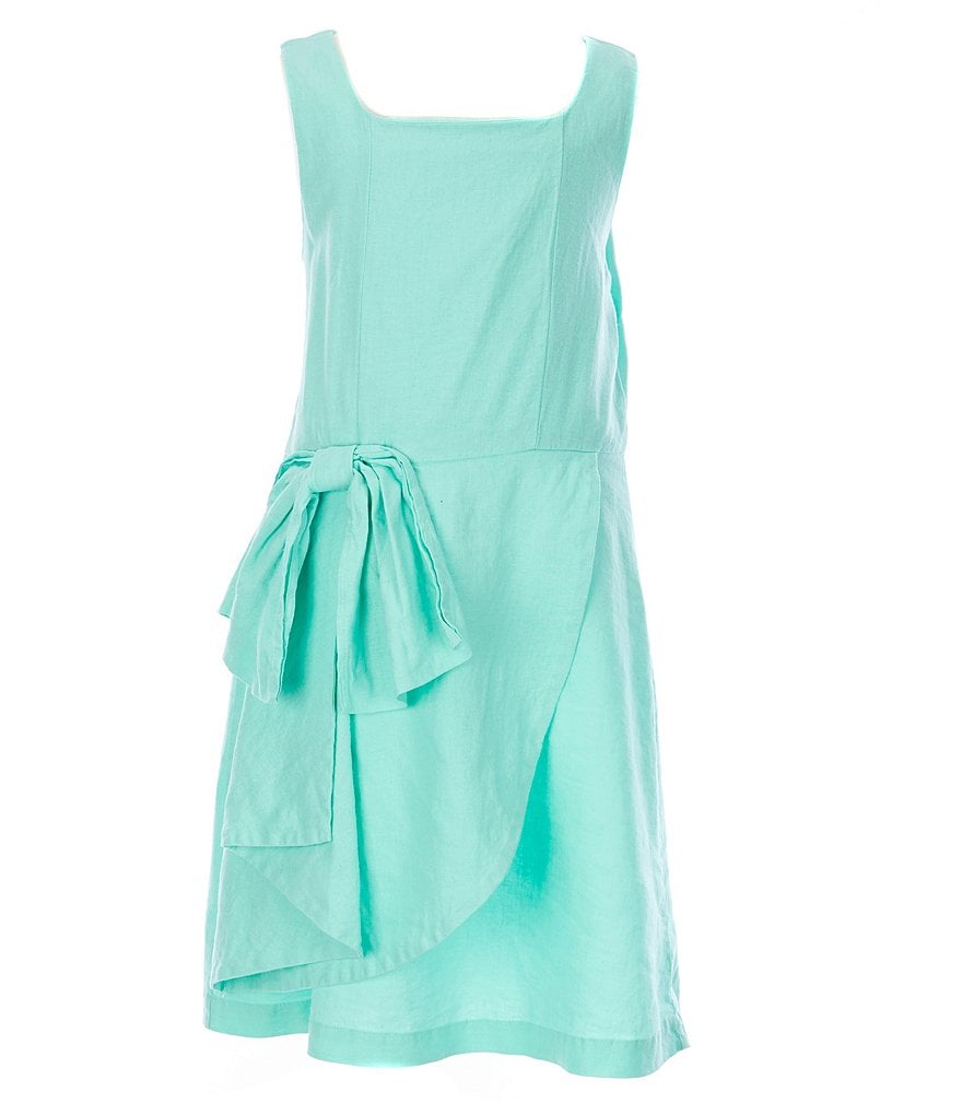 Habitual Big Girls 7-16 Faux-Wrap Dress