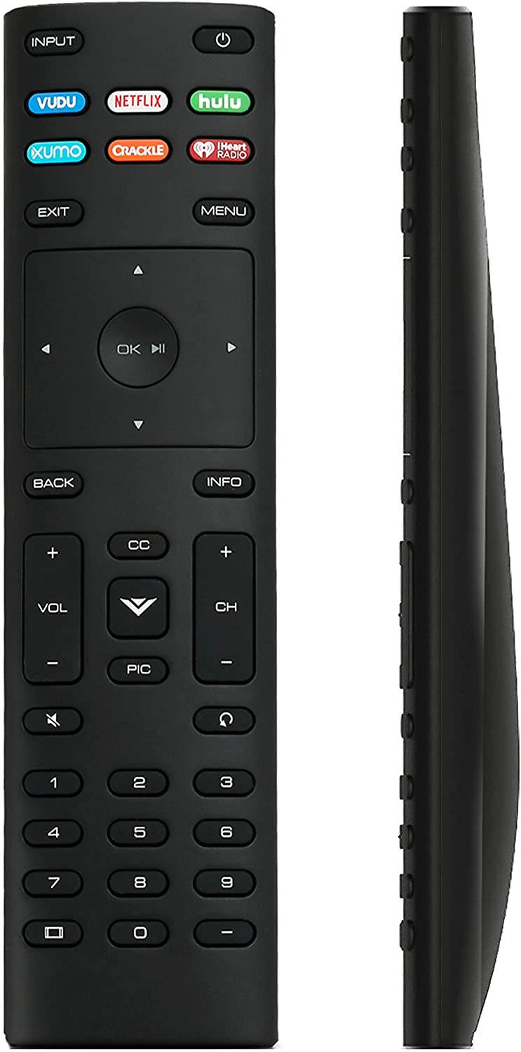 AULCMEET Remote Control XRT136 fit for VIZIO SmartCast TV D32f-F1 D43f-F1 D43f-F1 D50f-F1 E43-E50 E2-E1 E50x-E1 E55-E1 E55-E2 E60-E3 E65-E0 E65-E1 E65-E3 E70-E3 E75-E1 E75-E3 E80-E3 M50-E1 M55-E0