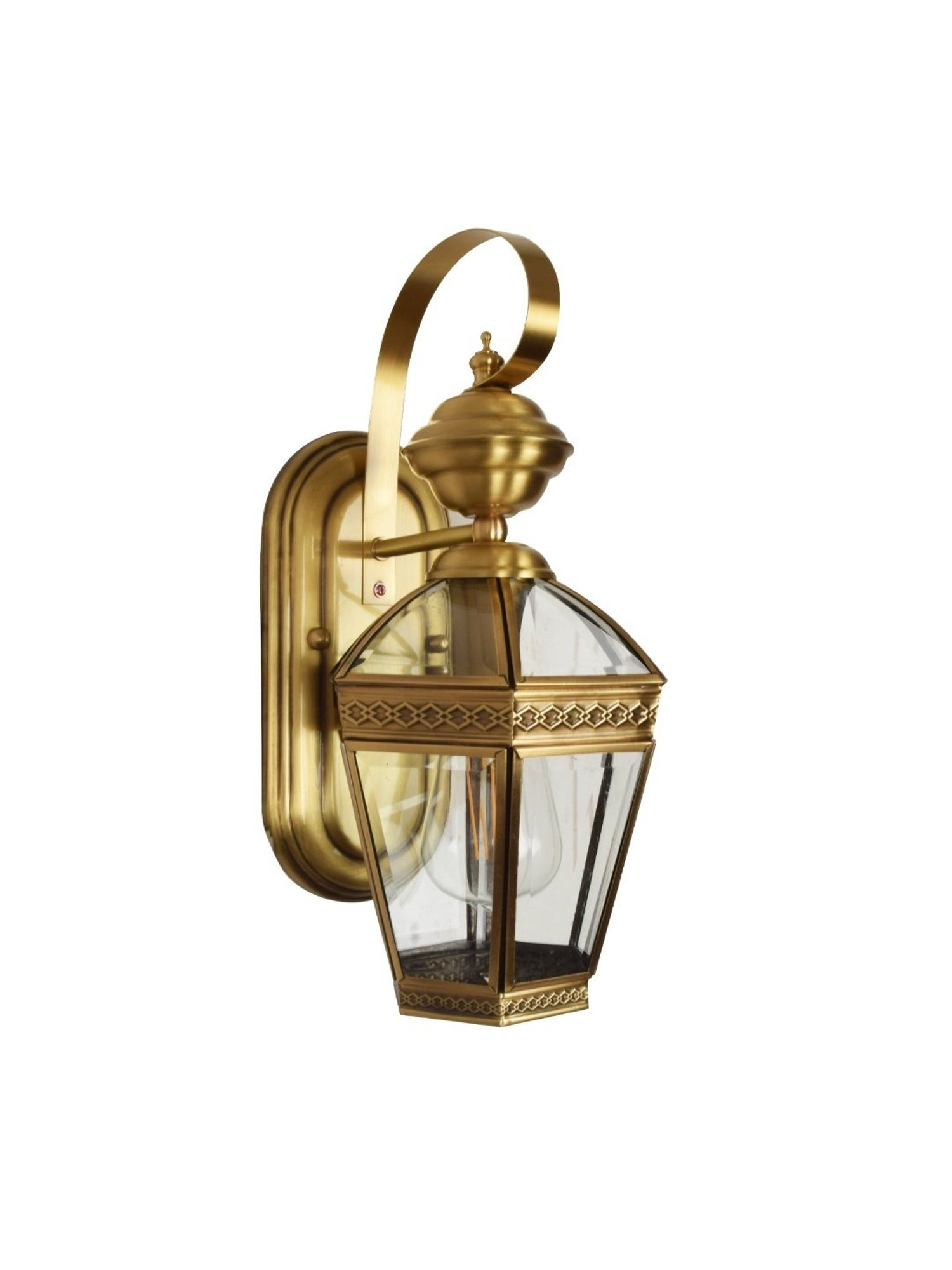 Kapoor E Illuminations Thorton Classic Golden Metal Wall Sconce - Set of 1