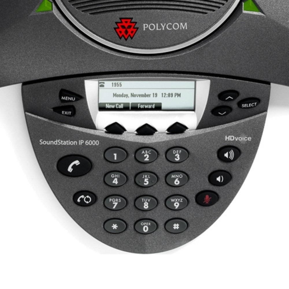 Polycom 2200-15660-001 (3-Pack) SoundStation IP 6000 Conference Phone with AC