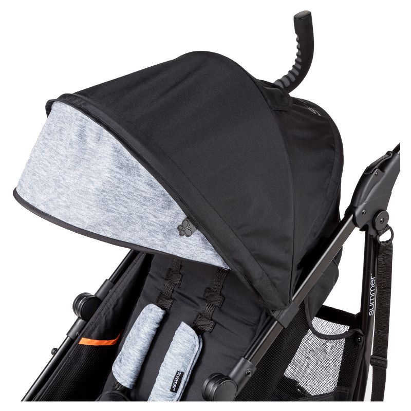 Summer Infant 3Dtote Convenience Stroller (Black/Gray)