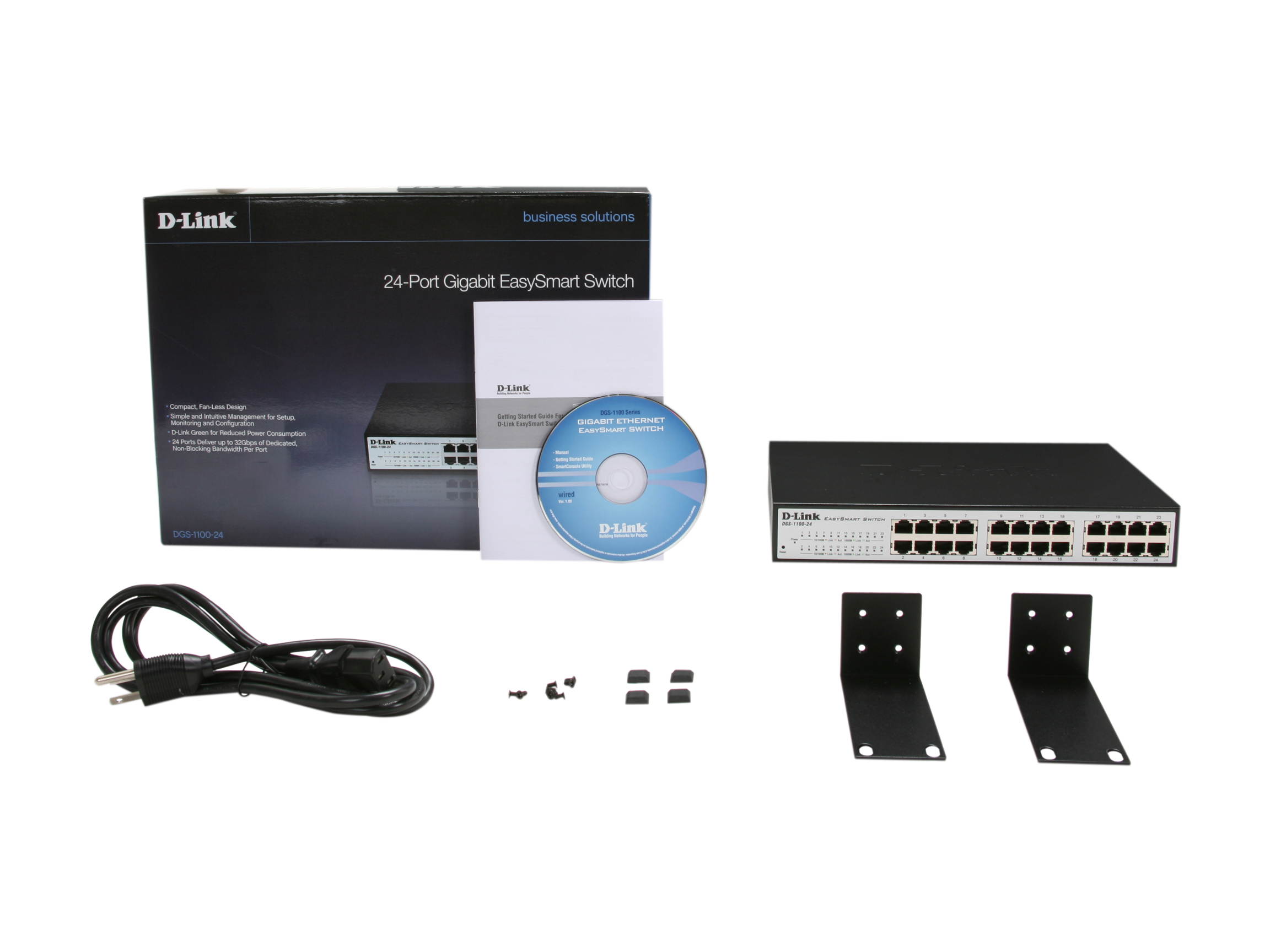 D-Link DGS-1100-24 EasySmart 24-Port Gigabit Switch