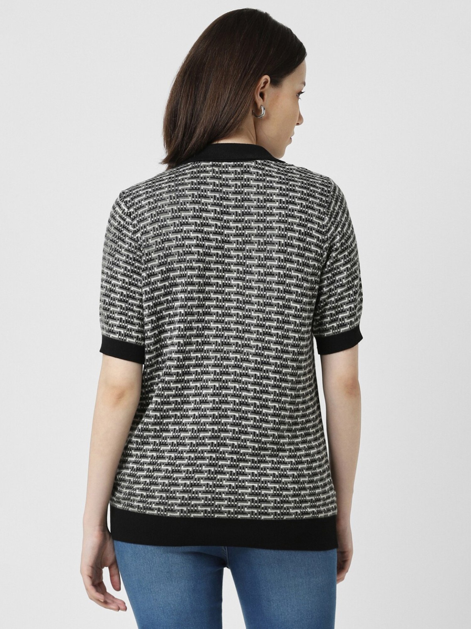 Van Heusen Grey Printed T-Shirt