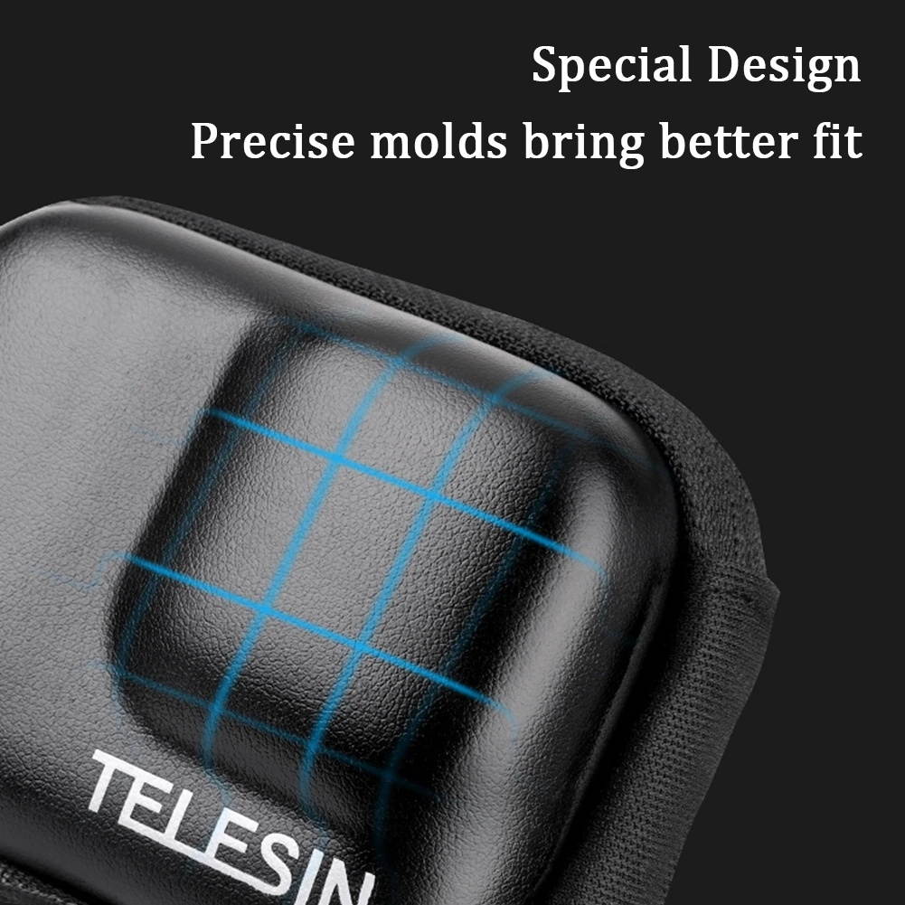 Dustproof EVA Protective Wear Resistant Mini Portable Travel Outdoor Camera Storage Bag Half Open For GoPro Hero 9 Black