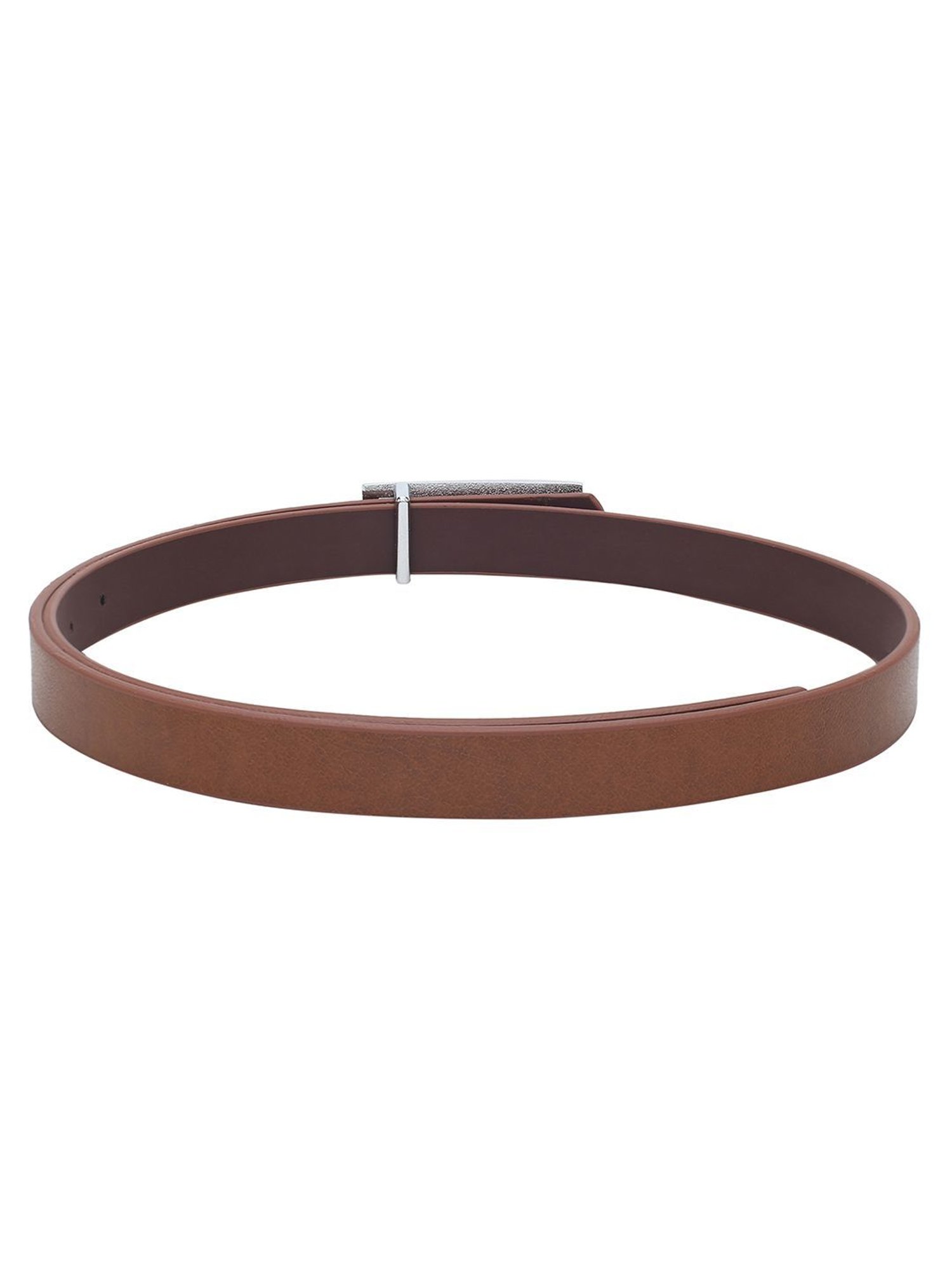 Antony Morato Black Leather Solid Waist Belt