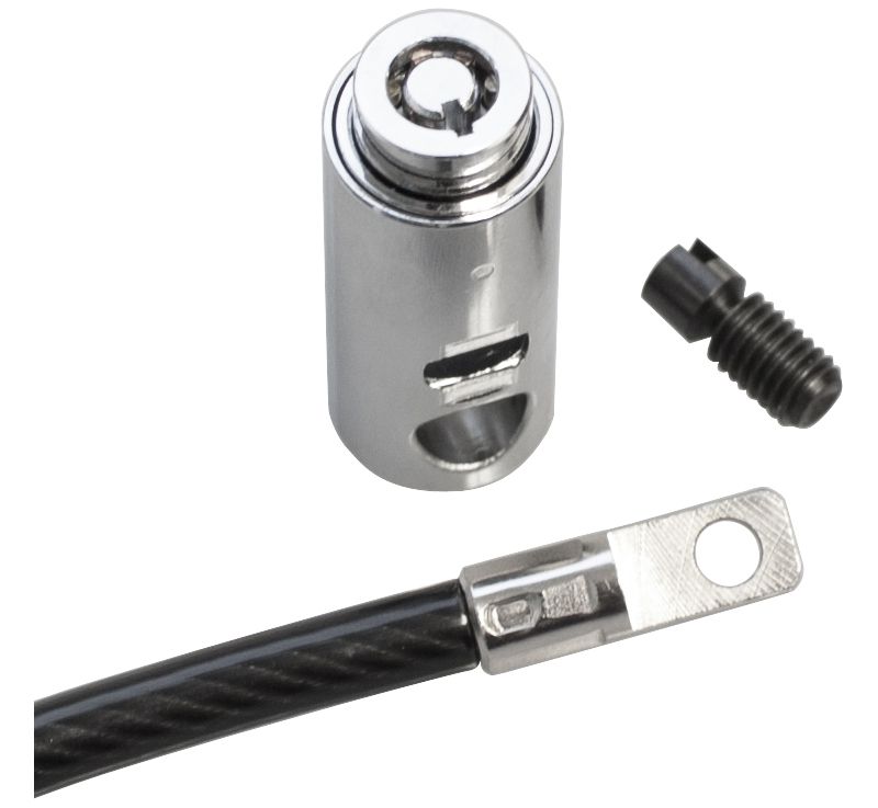 Codi Adjustable Loop Key Cable Lock - Galvanized Steel, Steel - 6 ft