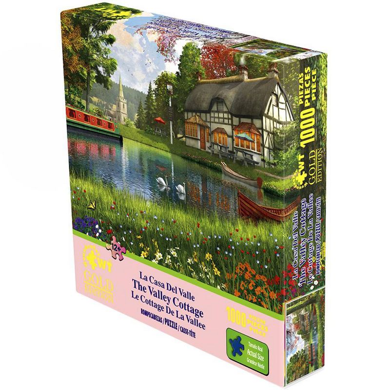 Wuundentoy Gold Edition: The Valley Cottage Jigsaw Puzzle - 1000pc