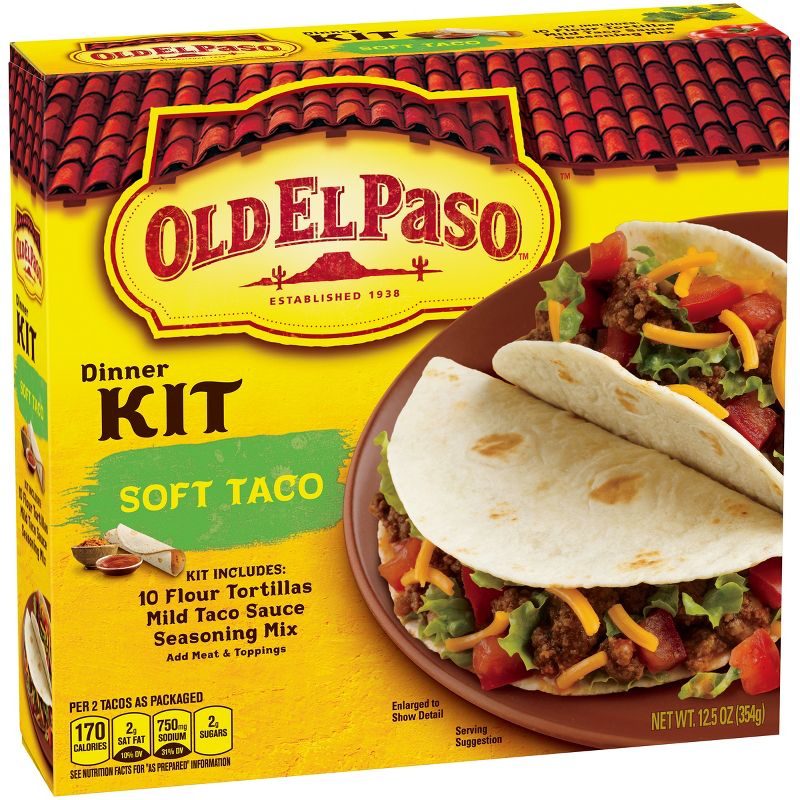 Old El Paso Soft Taco Dinner Kitc - 12.5oz