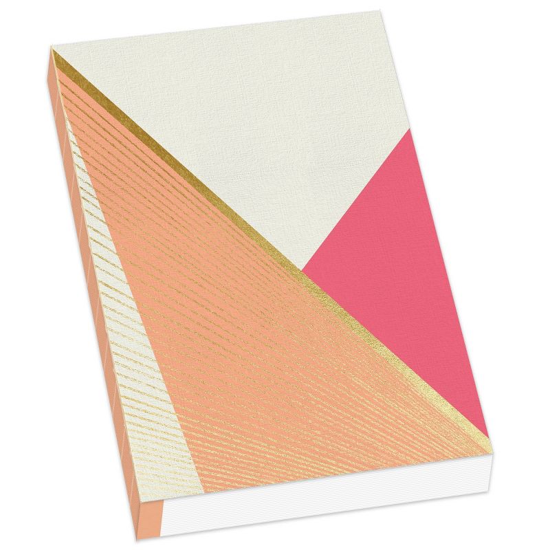 Lined Journal Geo Burst Softcover Warm Gold Foil - Green Inspired