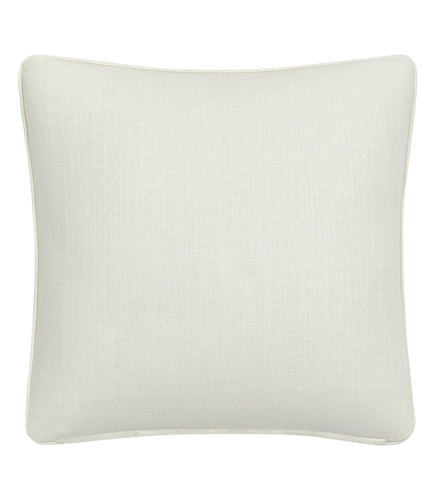 Rose Tree Madura Embroidered Geometric Boarder Square Pillow