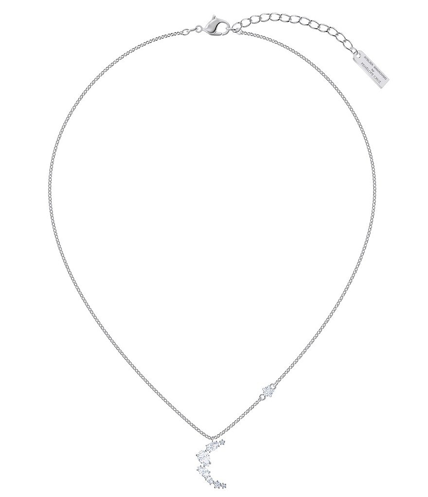 Swarovski Moonsun Crystal Cluster Pendant Necklace