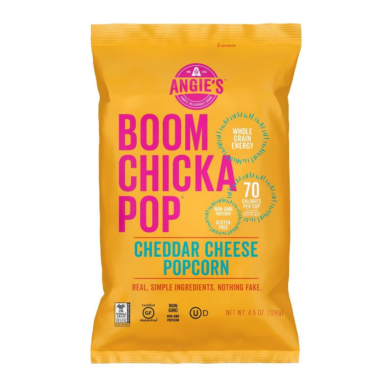 Angie's Boomchickapop Cheddar Cheese Popcorn - 4.5oz