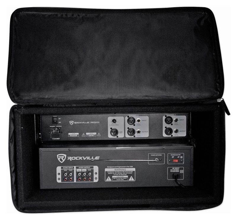 RRB50 5U Rack Bag Double-Sided Case with 12" Depth + Shoulder Strap