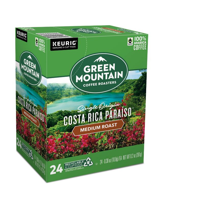 Green Mountain Coffee Costa Rica Paraiso Keurig K-Cup Coffee Pods - Medium Roast - 24ct