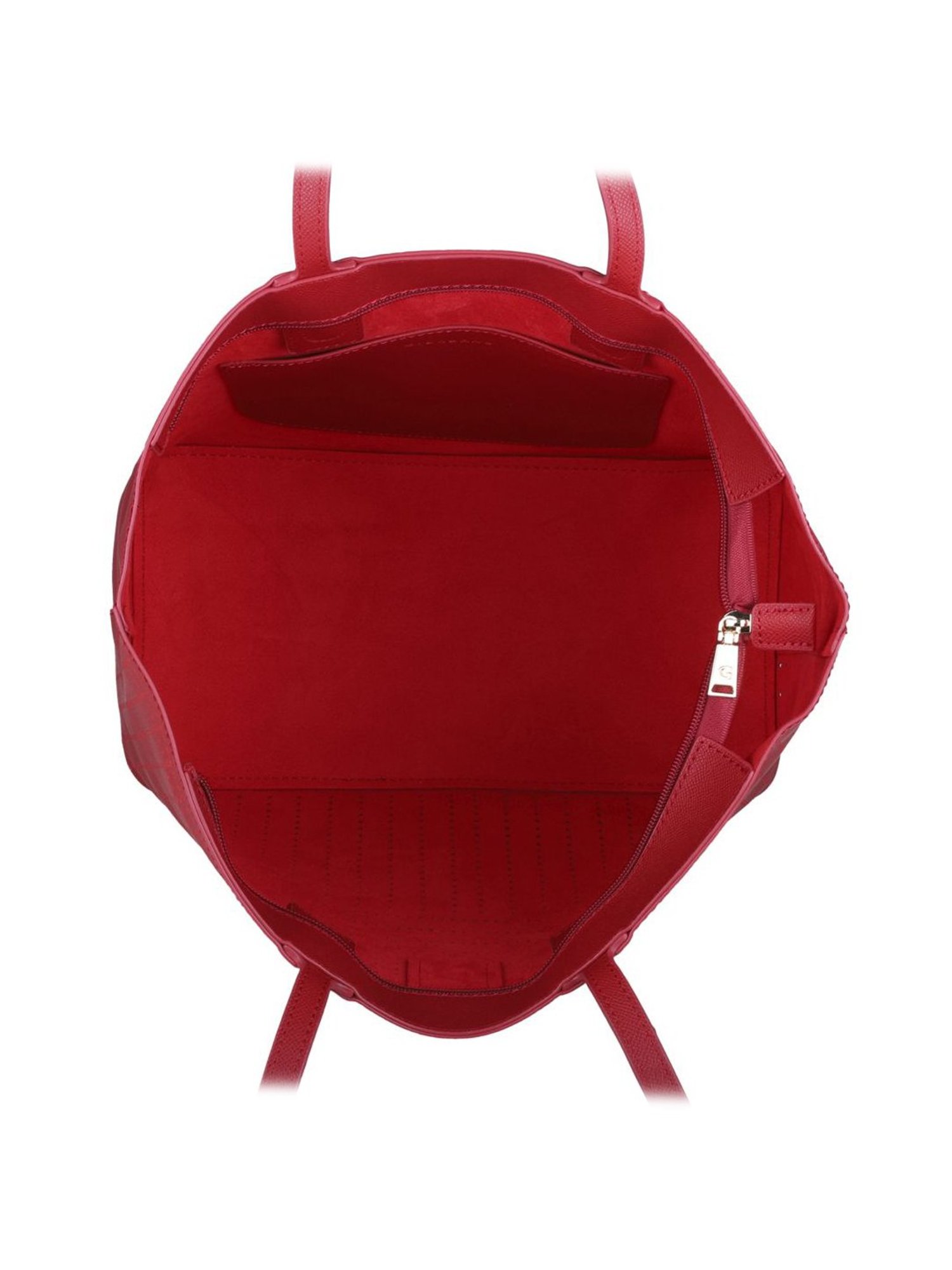 Giordano Red Perforated Medium Tote Handbag