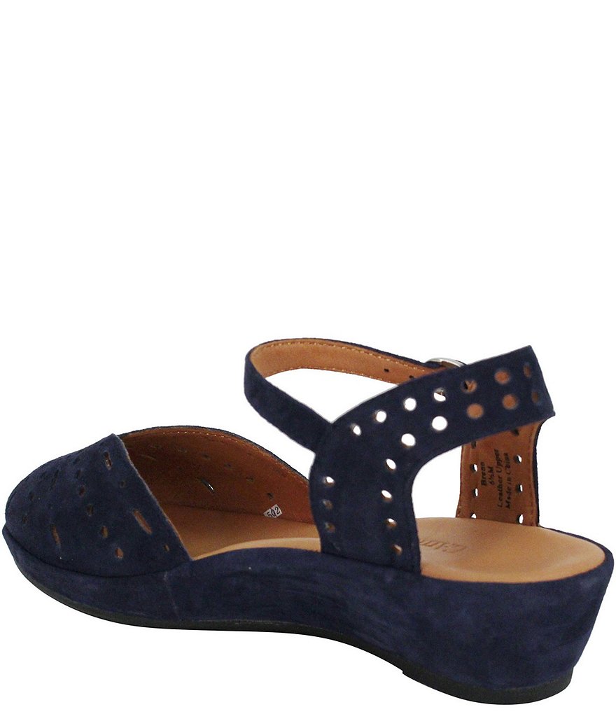 L'Amour Des Pieds Brenn Suede Wedge Sandals