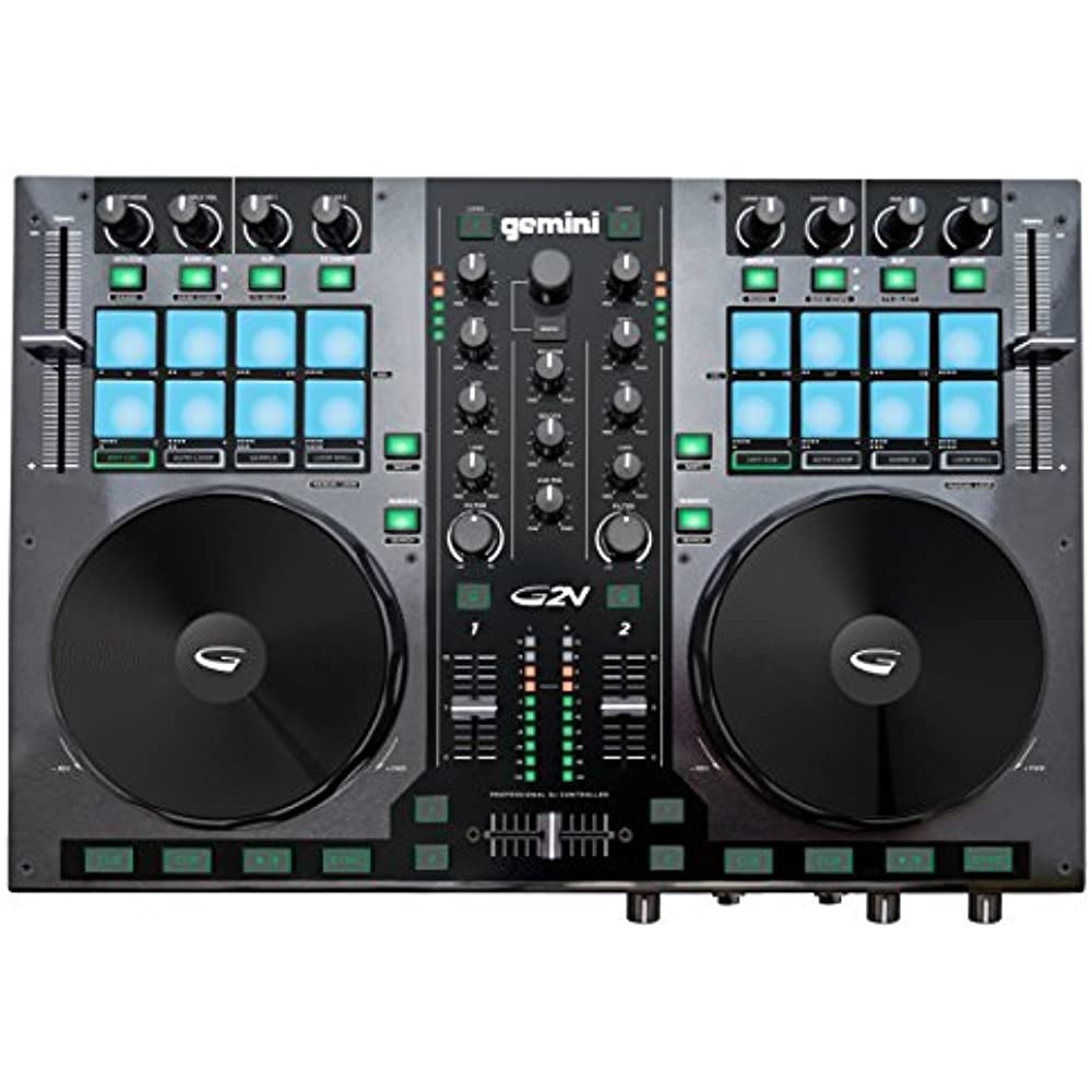 Gemini G2V 2-Channel Virtual DJ Controller