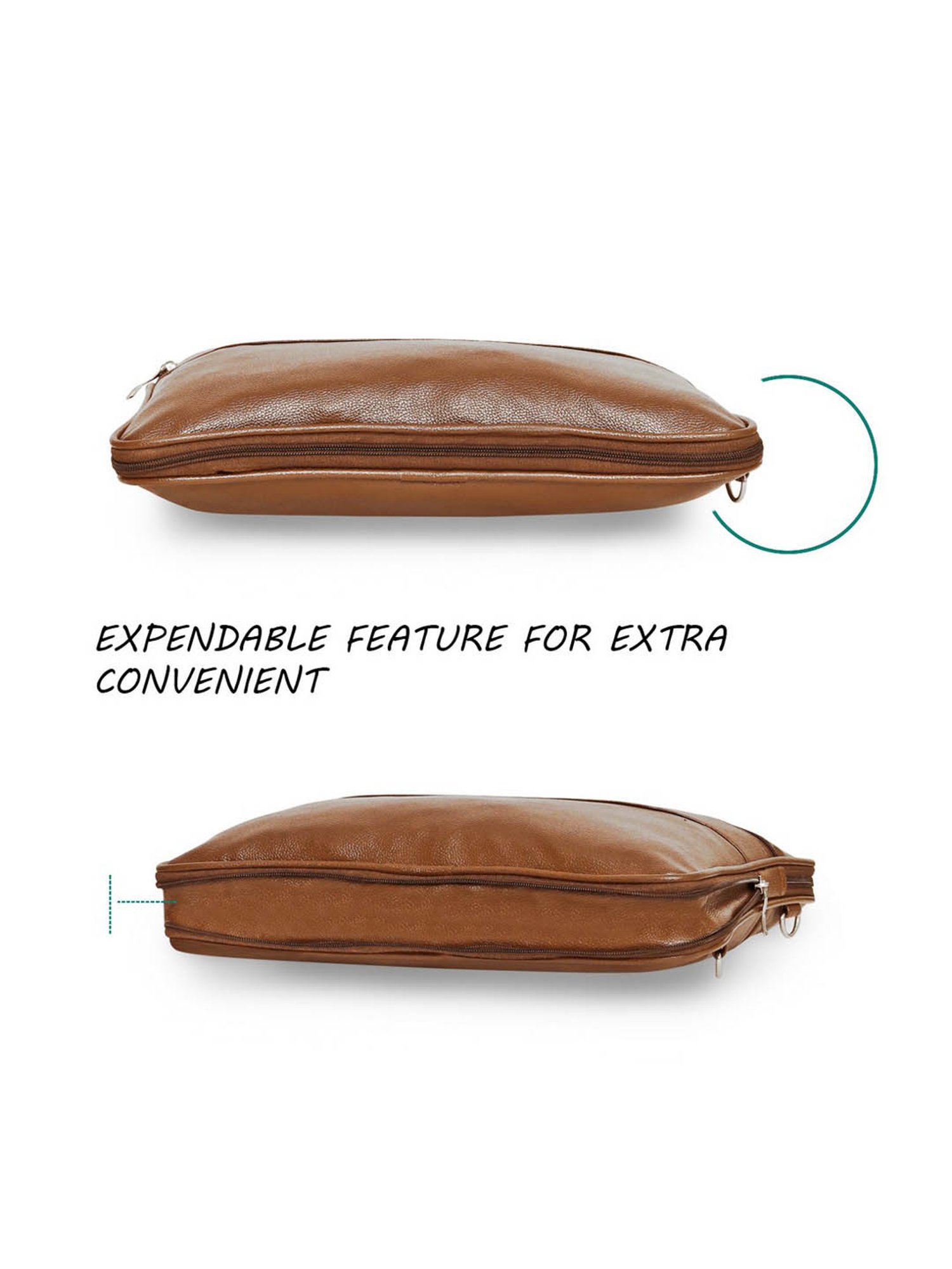 Priority Tan Synthetic Large Messenger Bag