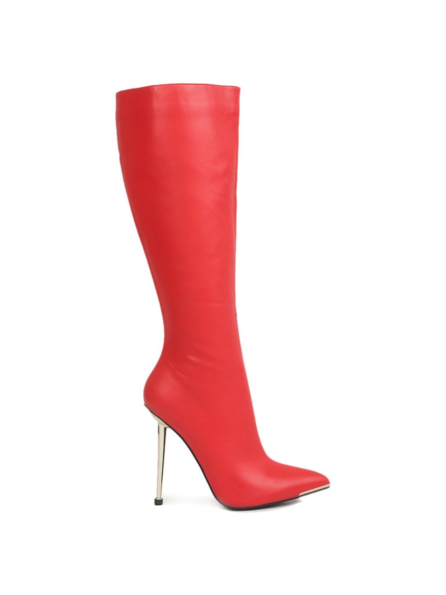 London Rag Women's Red Stiletto Booties