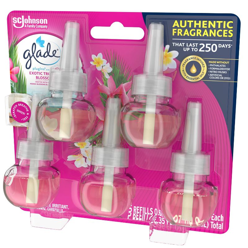 Glade Exotic Tropical Blossom PlugIns Refill - 5ct