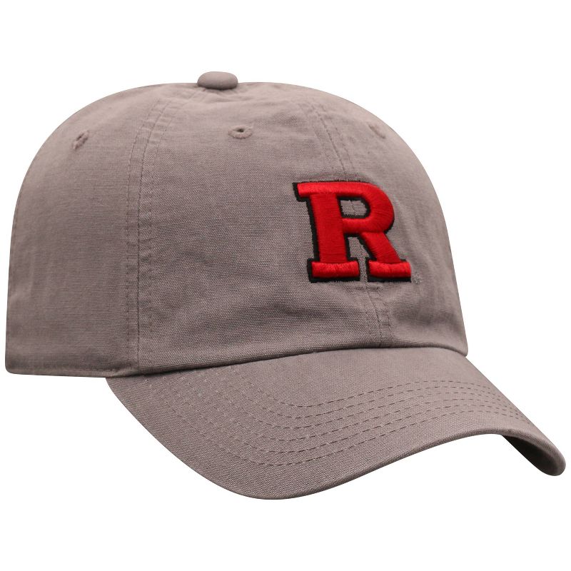 NCAA Rutgers Scarlet Knights Men's Gray Garment Washed Canvas Hat