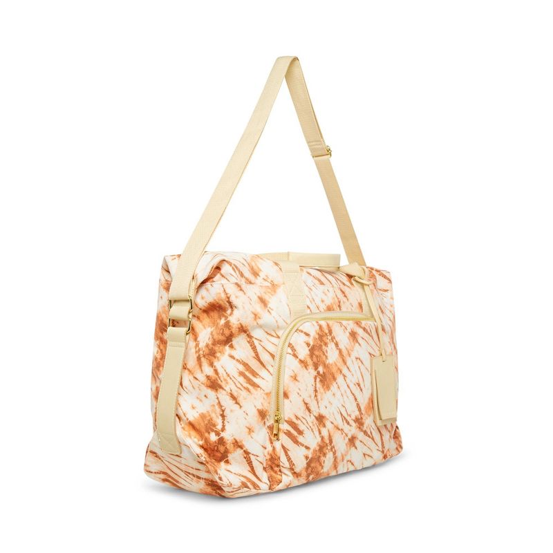 Madden Girl Women's Dakota Weekender Bag - Natural Beige