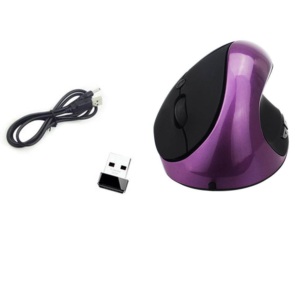 New S8 Optical Wireless Mouse Ergonomic Design 6 Bottons Vertical Mouse