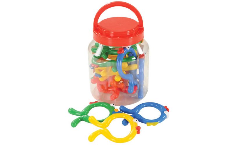 Edushape Ltd Fishies Plastic Links  - 16 piece