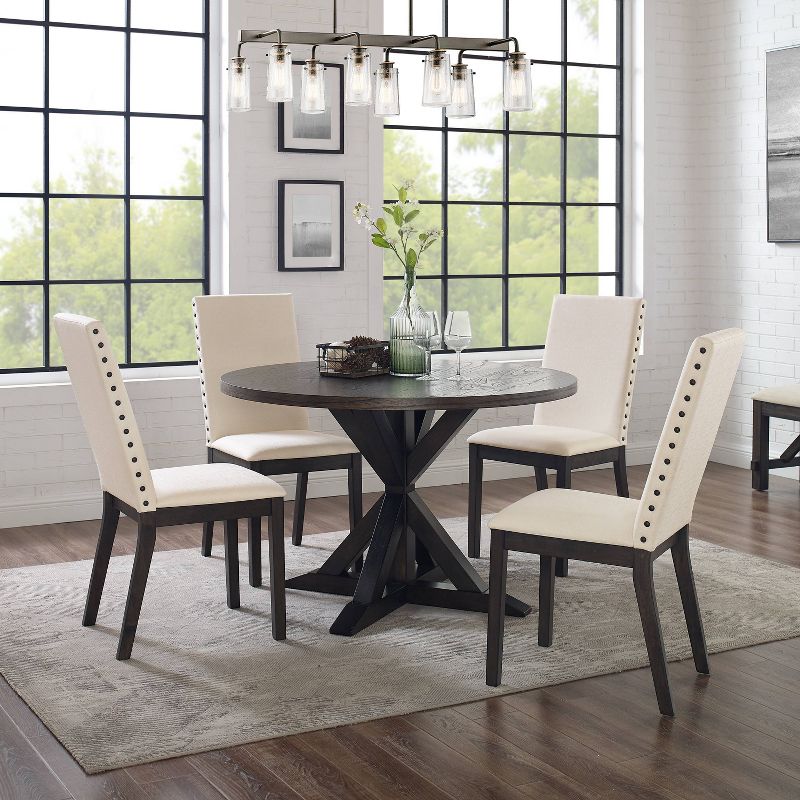 5pc Coya Rustic Bar Height Dining Set Natural - HOMES: Inside + Out