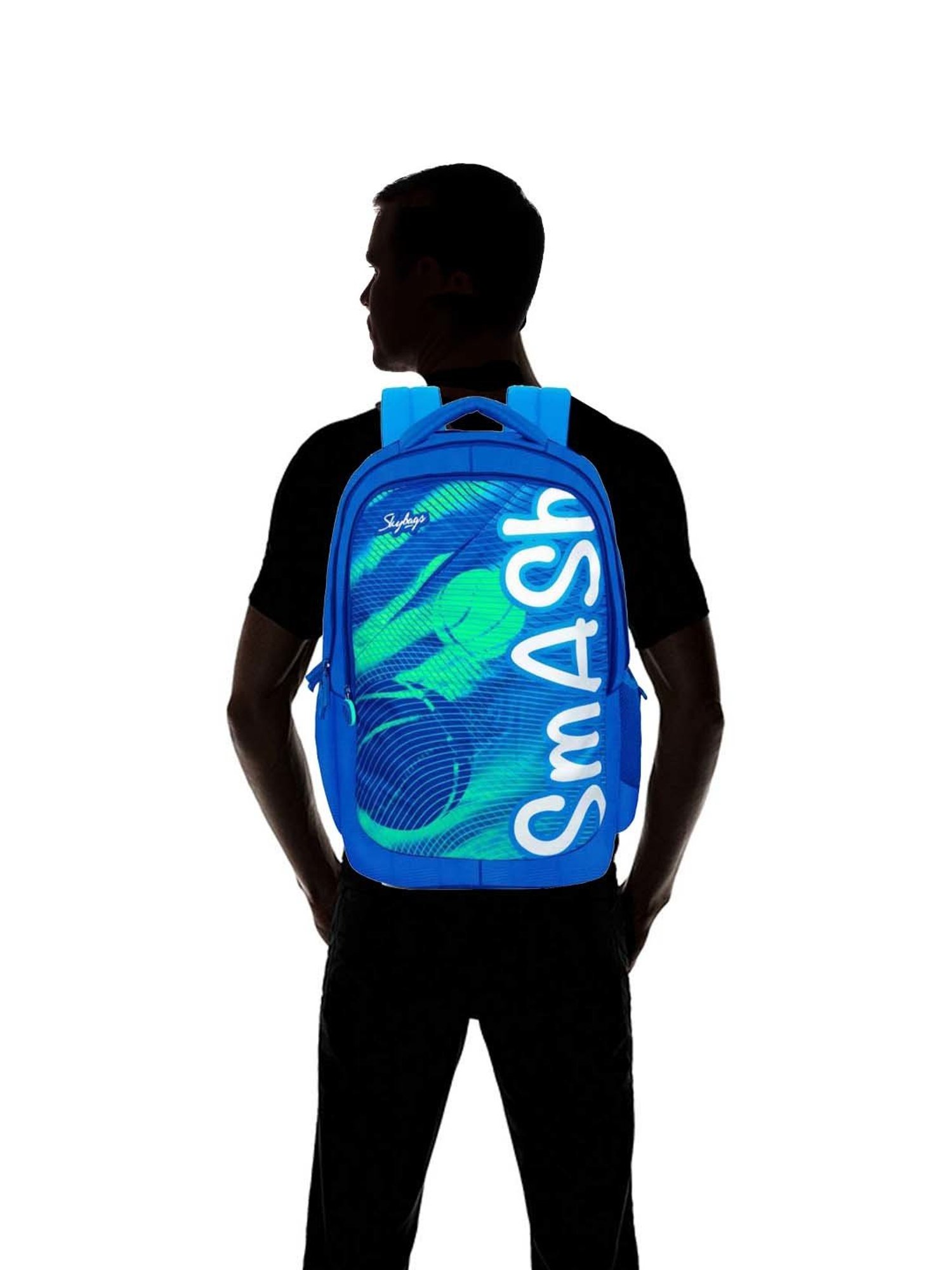 Skybags Squad 05 30 Ltrs Blue Medium Backpack