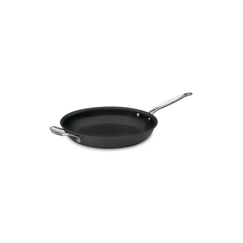 Chef's Classic Nonstick Hard-Anodized 12-Inch Open Skillet with Helper Handle