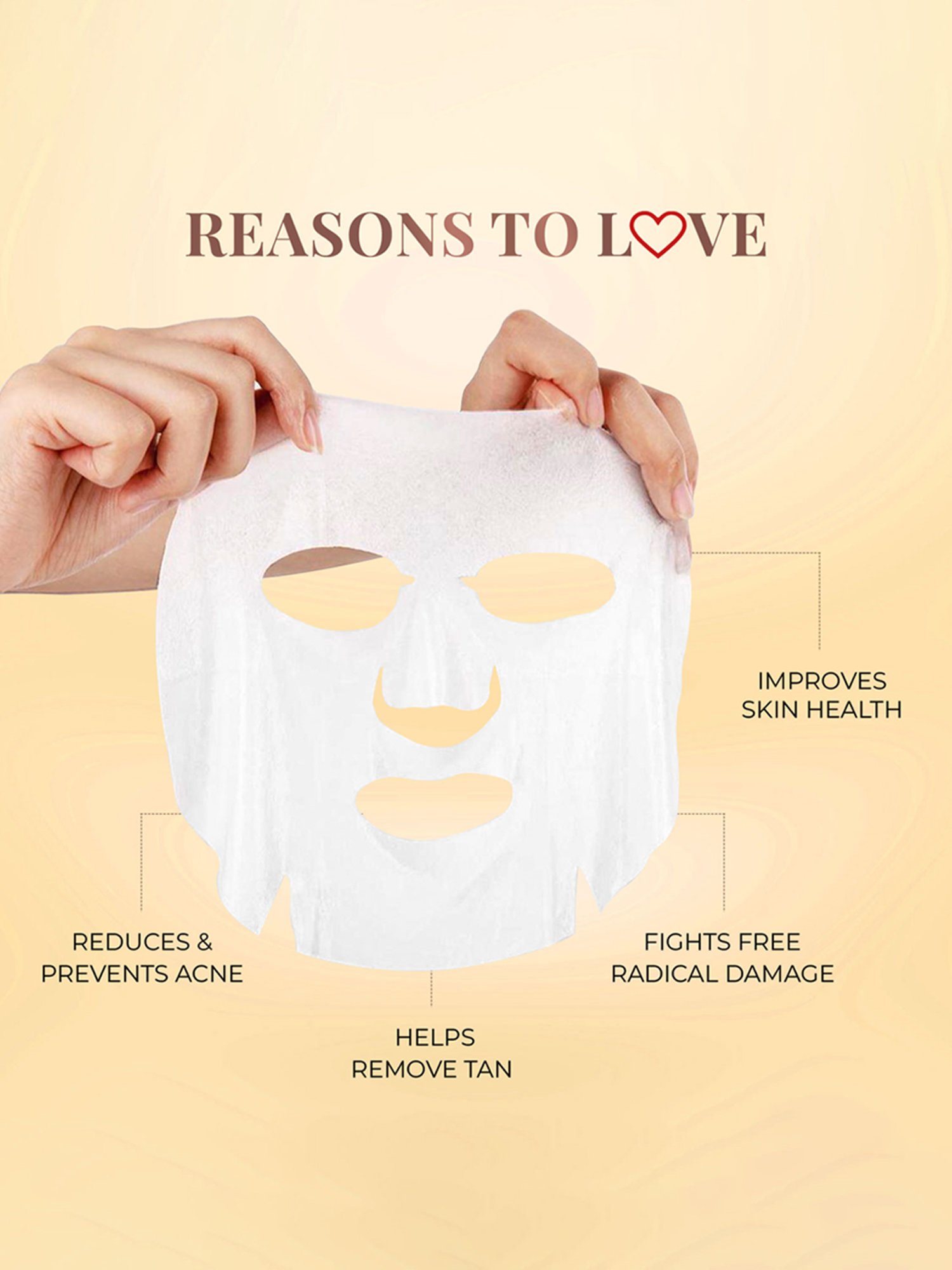 JUST HERBS Coffee + Cinnamon Pollution Control Sheet Mask