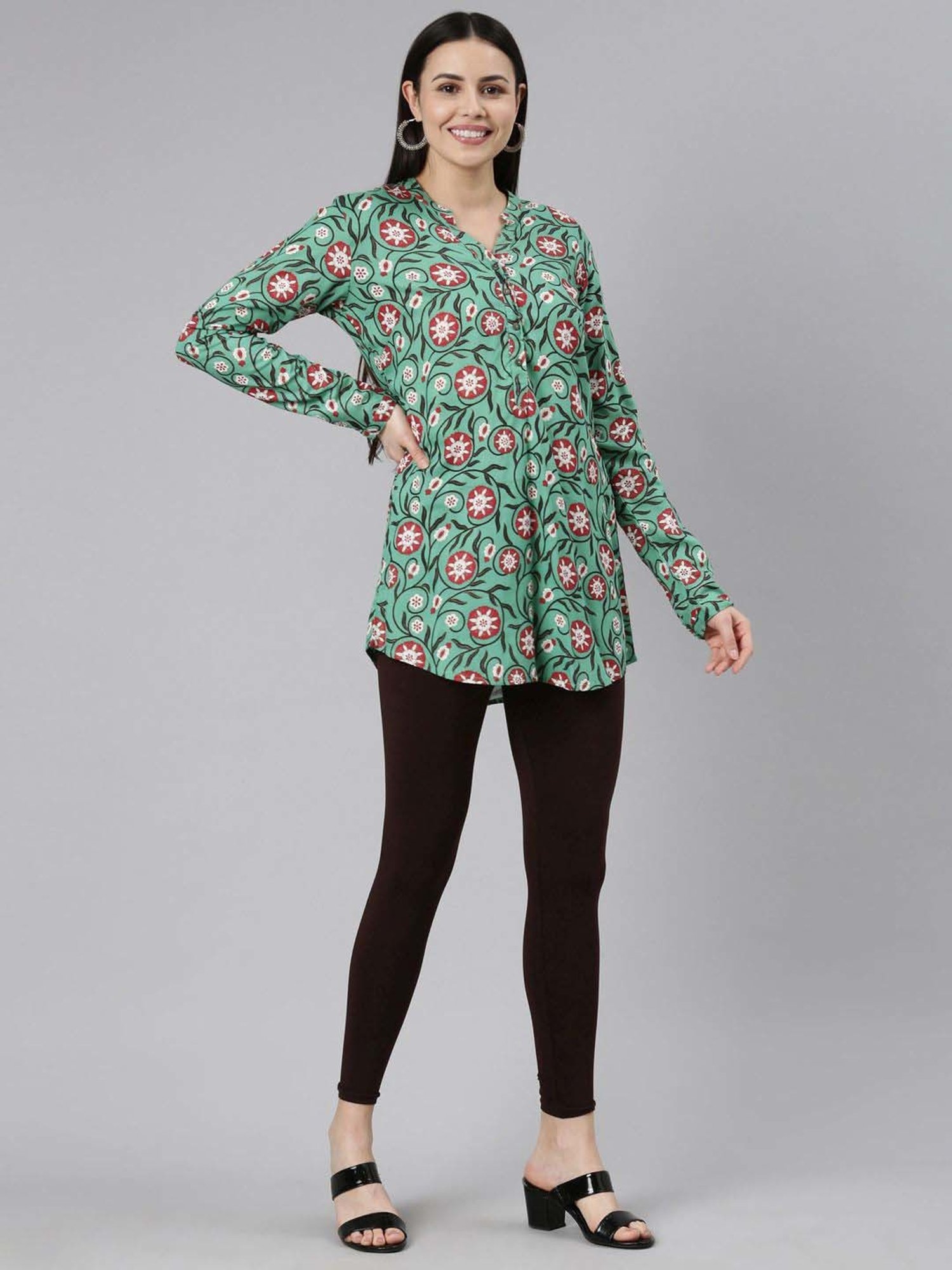 JCSS Coffee Brown Cotton Leggings