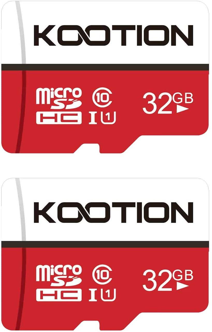 KOOTION 32GB Micro SD Card 2-Pack Class 10 Micro SDHC Card UHS-I Memory Card Ultra High Speed TF Card C10 U1 32 GB
