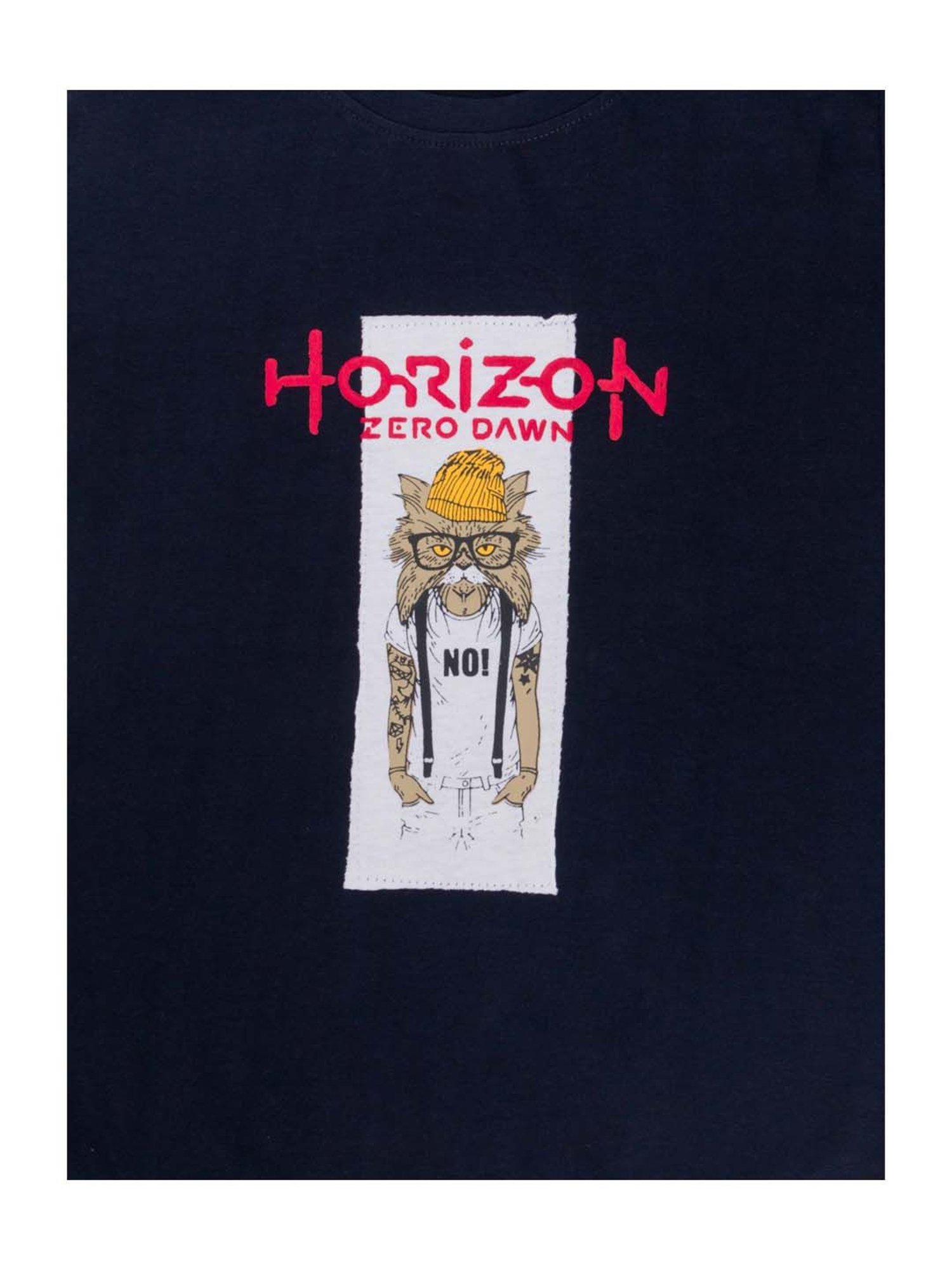 Todd N Teen Kids Yellow & Navy Cotton Printed T-Shirt & Shorts - Pack of 2